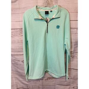 Dunning Golf Men’s 1/4 Zip Pullover | Mint Green | Size L | New with Tags